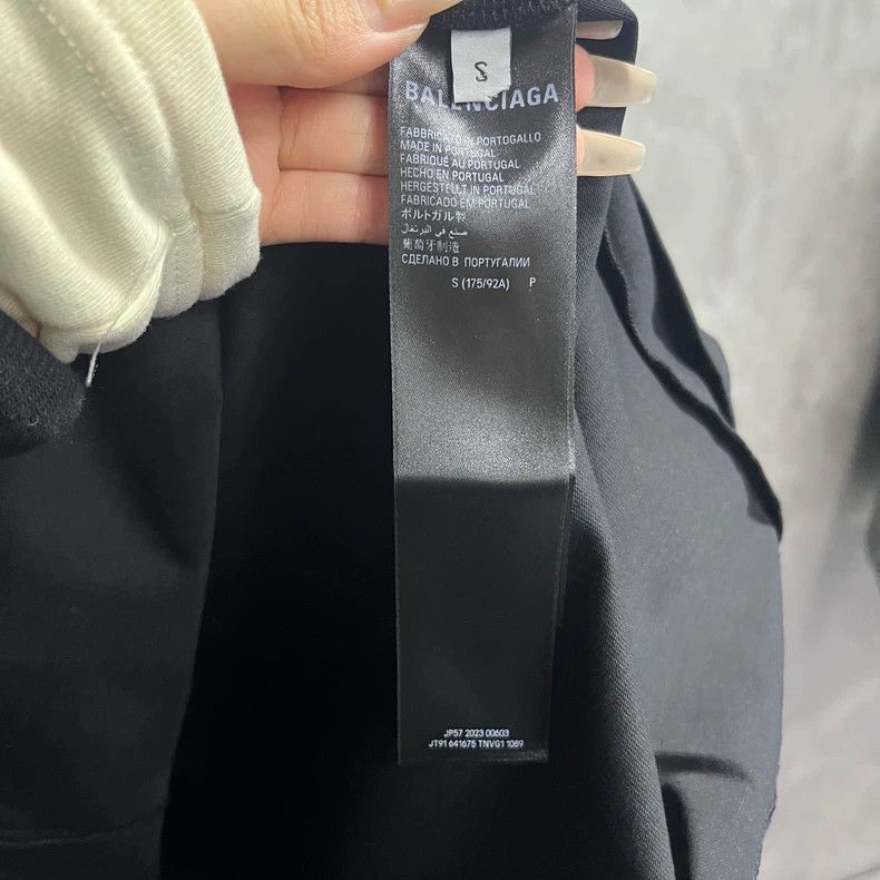 Balenciaga Balenciaga Balenciaga Black Logo Print Short Sleeve Tee-25 Size US S / EU 44-46 / 1 - 4 Thumbnail