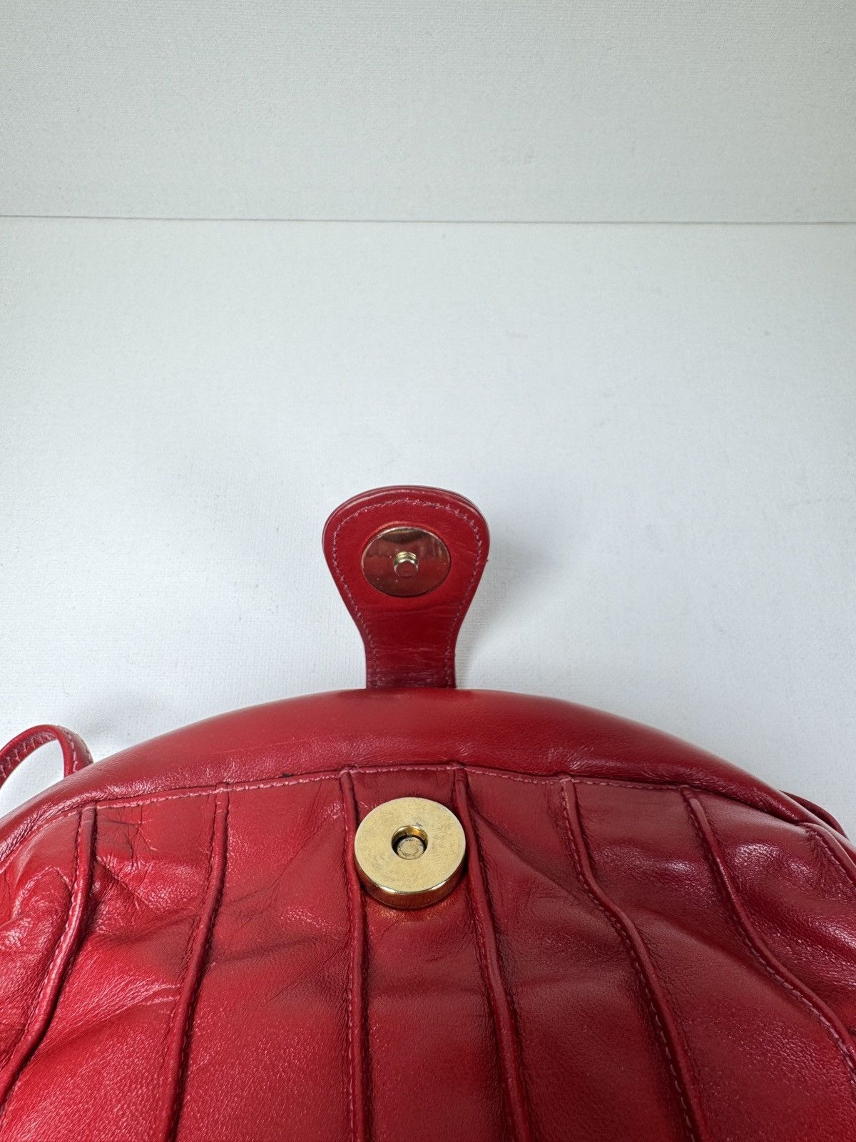 SHAREEF 1980s Sharif handbag, Made in the USA, Burgandy leather Size ONE SIZE - 7 Thumbnail