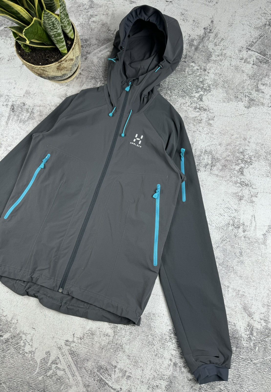 Haglofs Vintage Haglofs Skarn Gorpcore Grey Light Jacket Windbreaker Size L / US 10 / IT 46 - 3 Thumbnail