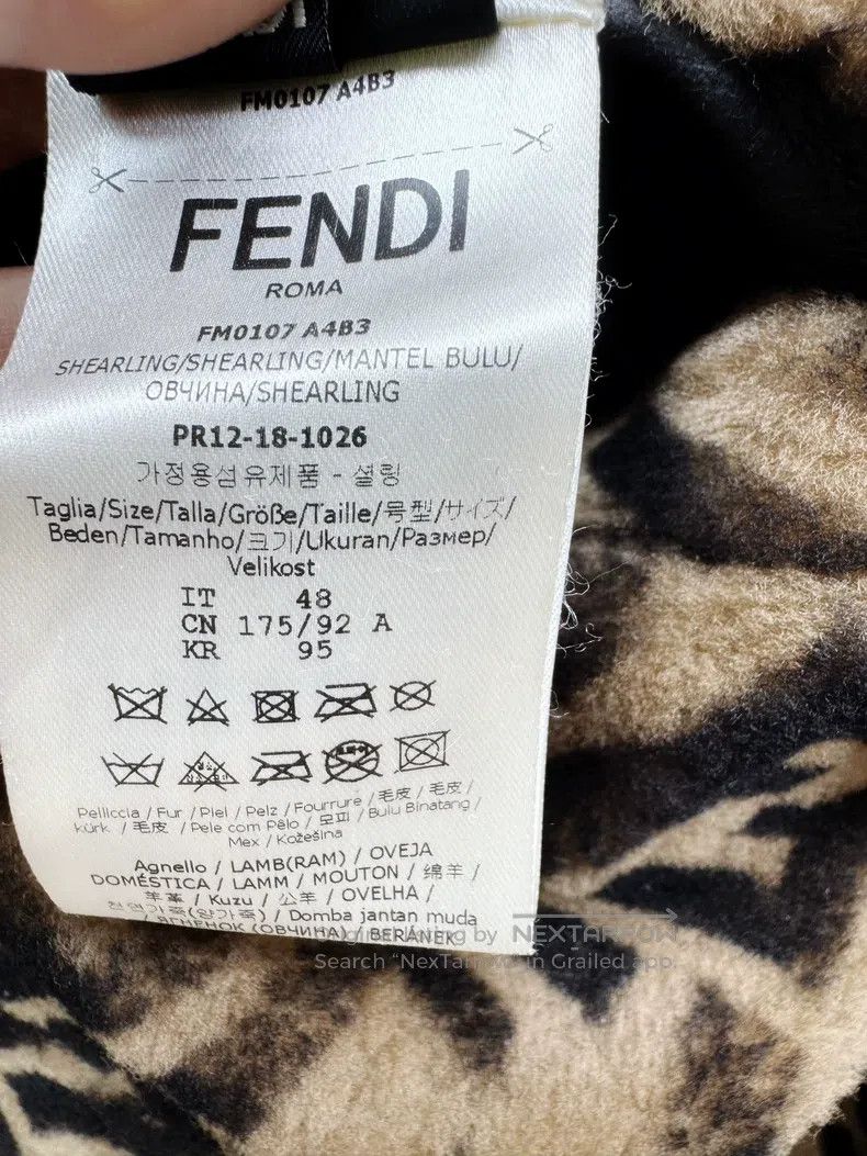 Fendi Fendi Reversible fur-lined coat Size US M / EU 48-50 / 2 - 7 Thumbnail
