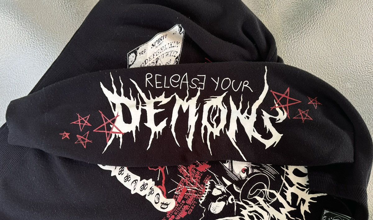 Killstar *RARE* Killstar “Release Your Demons” Anime Sweater (Size S) Size S / US 4 / IT 40 - 2 Thumbnail