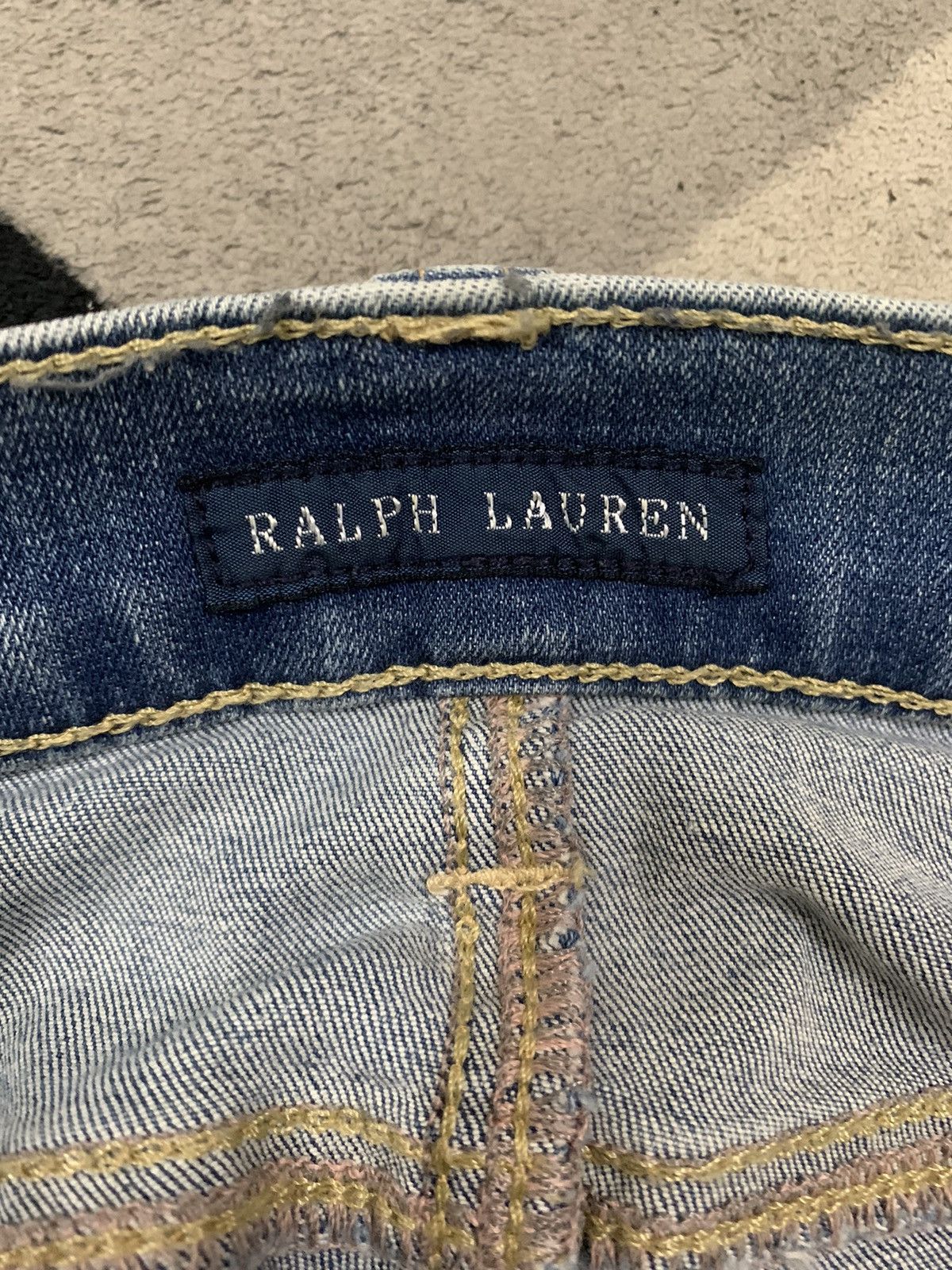 Ralph Lauren Vintage Ralph Lauren Skinny Blue Washed Jeans Size 26 Size 26" / US 2 / IT 38 - 18 Thumbnail