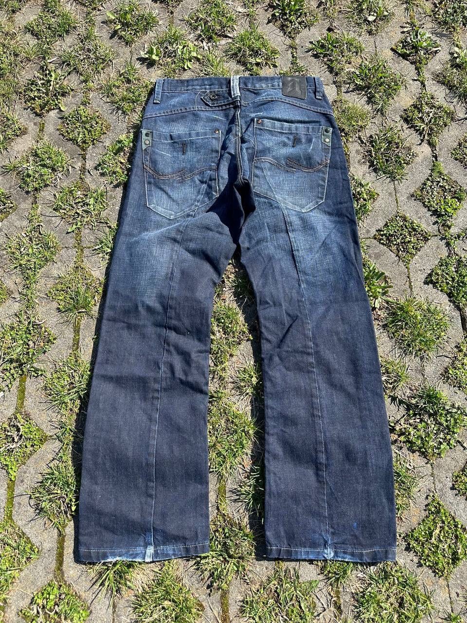 Japanese Brand Crazy Vintage Japan Y2K Flare Jeans Size US 32 / EU 48 - 6 Thumbnail
