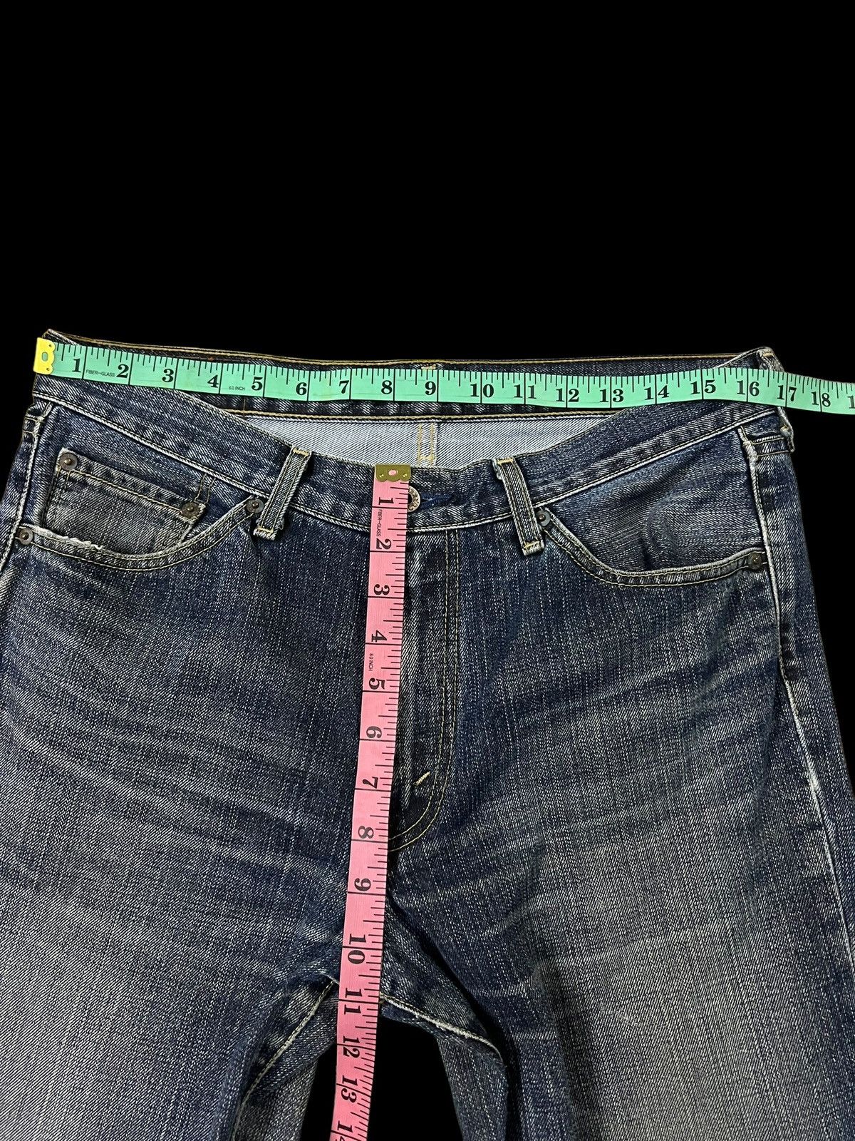 Levi's × Levi's Vintage Clothing Vintage Levis 537 Faded Distress Jeans Size US 33 - 17 Thumbnail