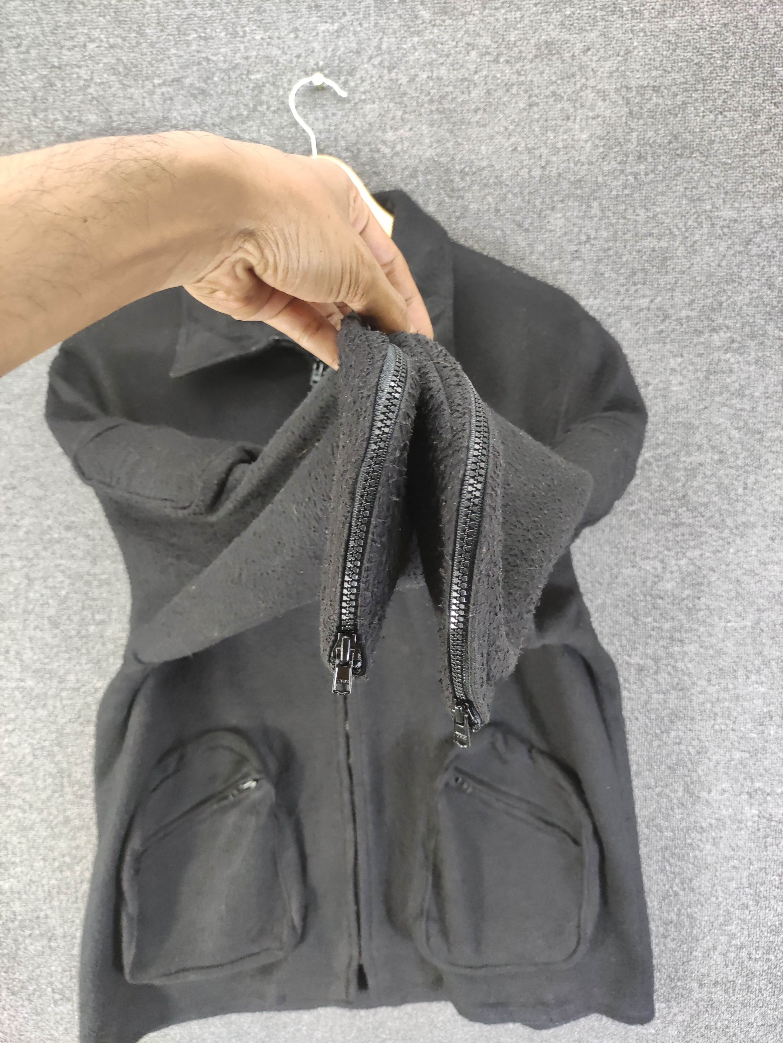 Japanese Brand Vintage Minority Black Bomber Style Jacket Zipper Size US M / EU 48-50 / 2 - 2 Thumbnail