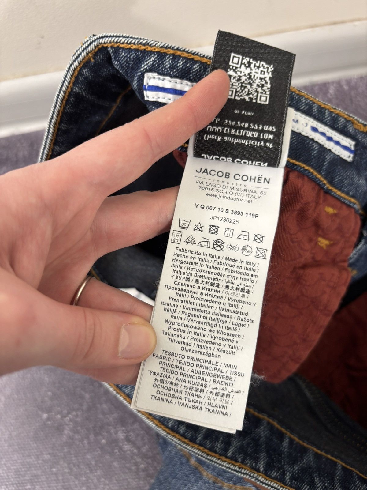 Jacob Cohen Jacob Cohen Kimberly Women’s Slim Stretch Blue Denim Jeans Size 29" - 12 Thumbnail
