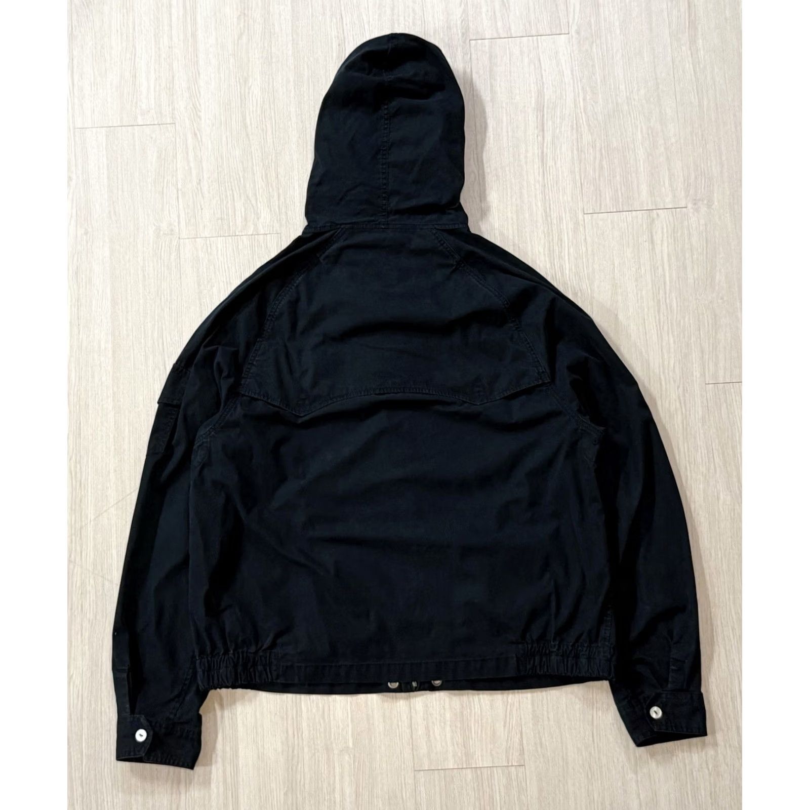 Ralph Lauren Polo Ralph Lauren Jacket Windbreaker Hooded XL Men's Cotton-Blend Softshell Zip Snap Drawstring Logo Black 319774 Size US XL / EU 56 / 4 - 2 Thumbnail