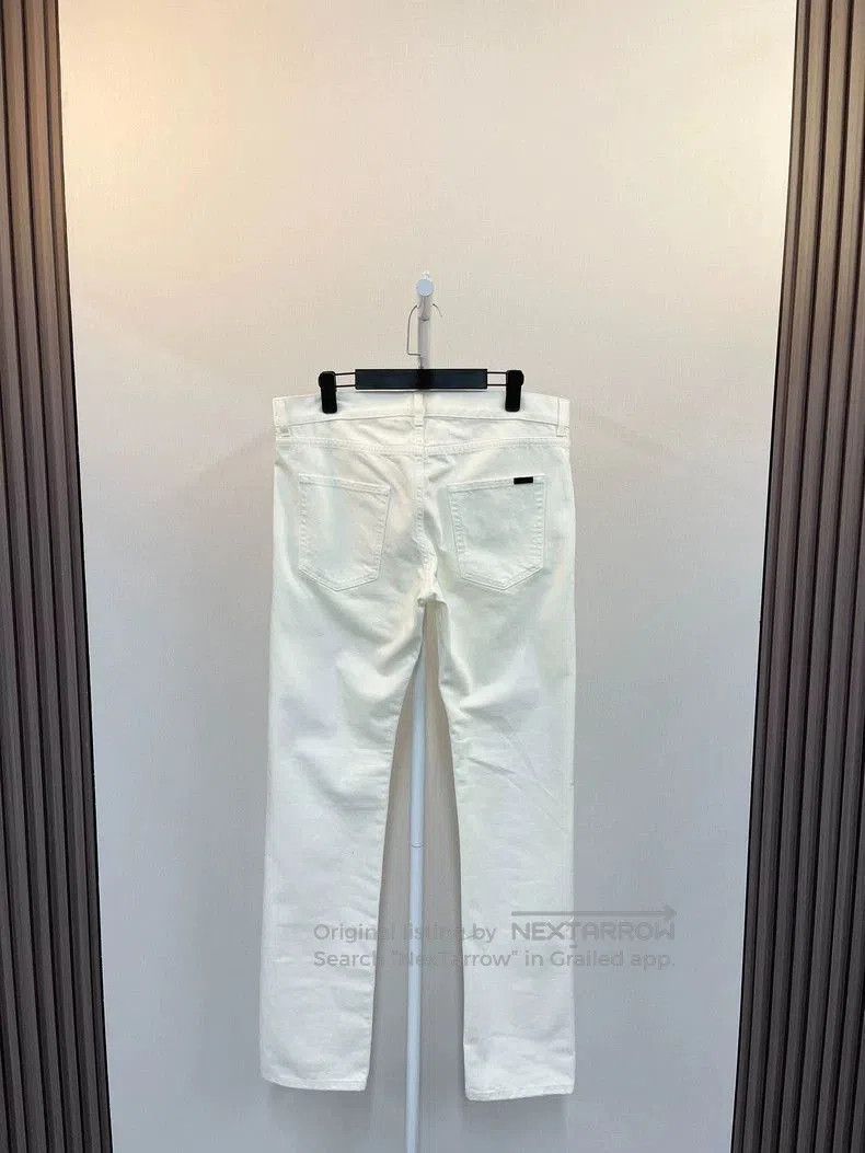 Saint Laurent Paris Saint Laurent White Casual Denim Jeans. Size US 33 - 2 Thumbnail