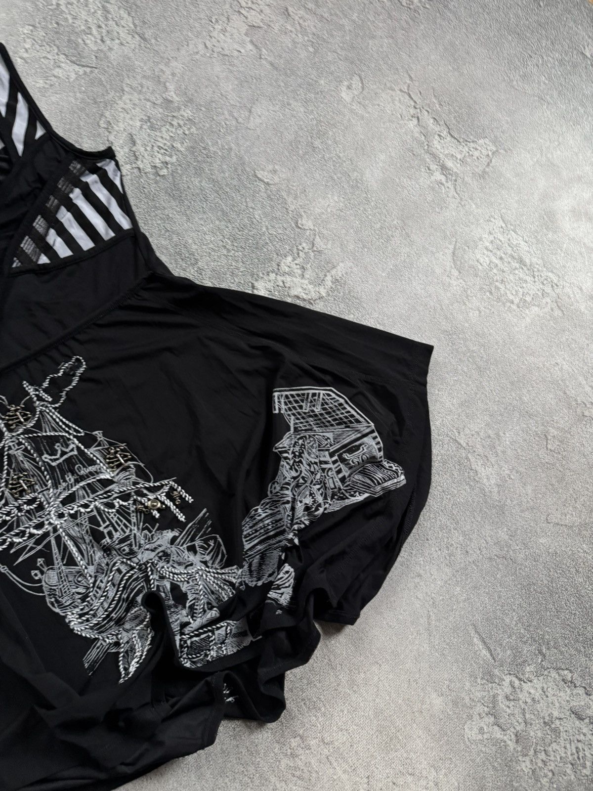 Other Save the queen all printed ship 🛳️ dress 👗 sleeveless Size S / US 4 / IT 40 - 4 Thumbnail