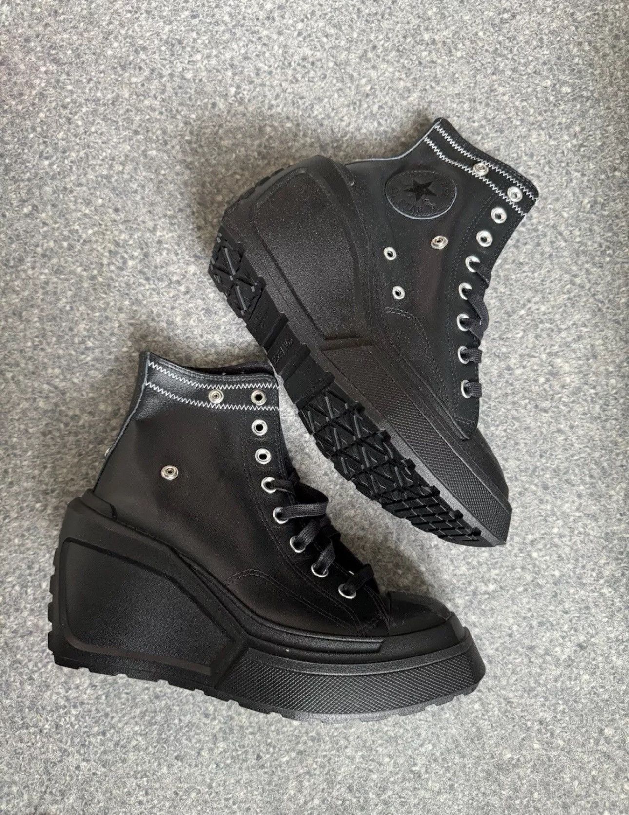 Converse × Martine Ali Converse x Martine Ali Chuck 70 De Luxe Chuck Black Wedge Size US 7.5 / IT 37.5 - 1 Thumbnail