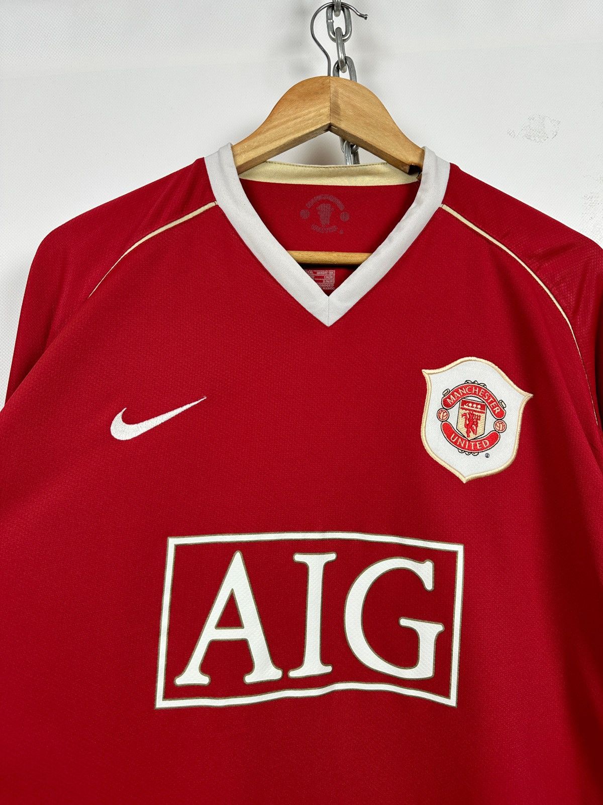 Nike 2006/07 Nike Manchester United Vintage Soccer Jersey Size US XL / EU 56 / 4 - 9 Thumbnail