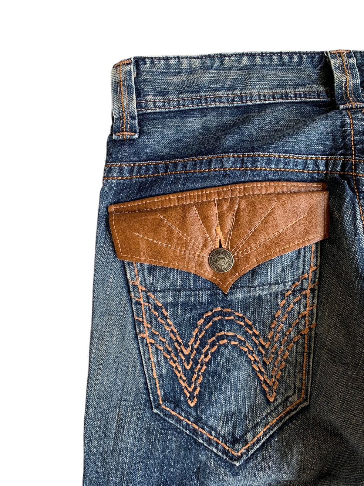 Kapital FLARE EDWIN NAVAJO HIPPIES STYLE & FADED AND RUSTY DENIM☠️🎌🌈 Size US 32 / EU 48 - 11 Thumbnail