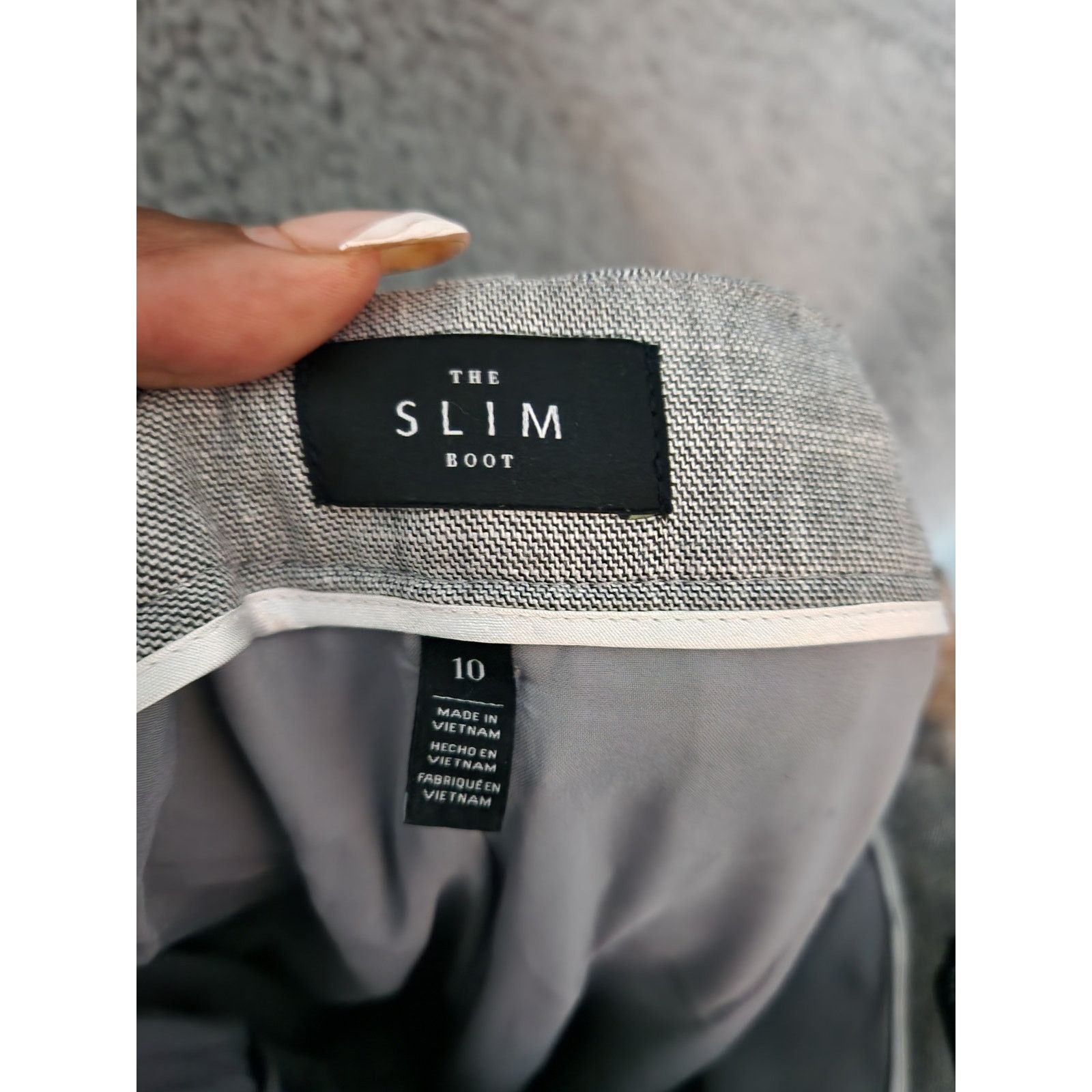 White House Black Market Black House White Market Slim Boot Pant Tweed Black/White 10 Size 32" / US 10 / IT 46 - 3 Thumbnail