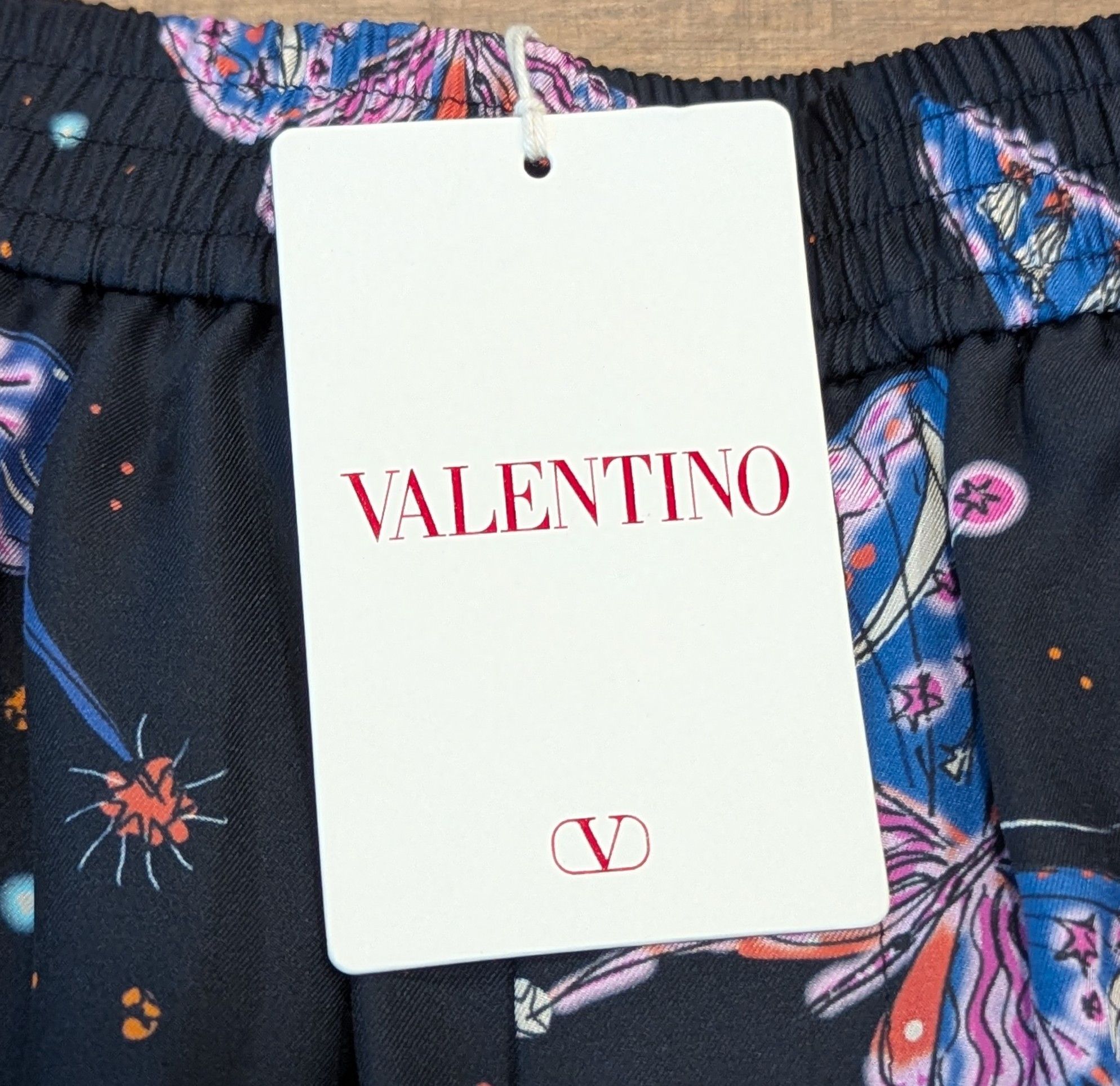 Valentino Valentino Butterfly Print Silk Bermuda Shorts Gray 50 US Size US 34 / EU 50 - 6 Thumbnail