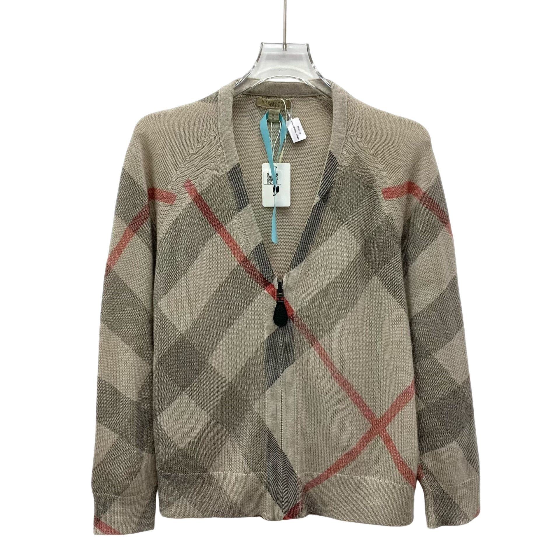 Burberry Burberry Brit Check Wool Cashmere Cardigan S Size US S / EU 44-46 / 1 - 1 Thumbnail