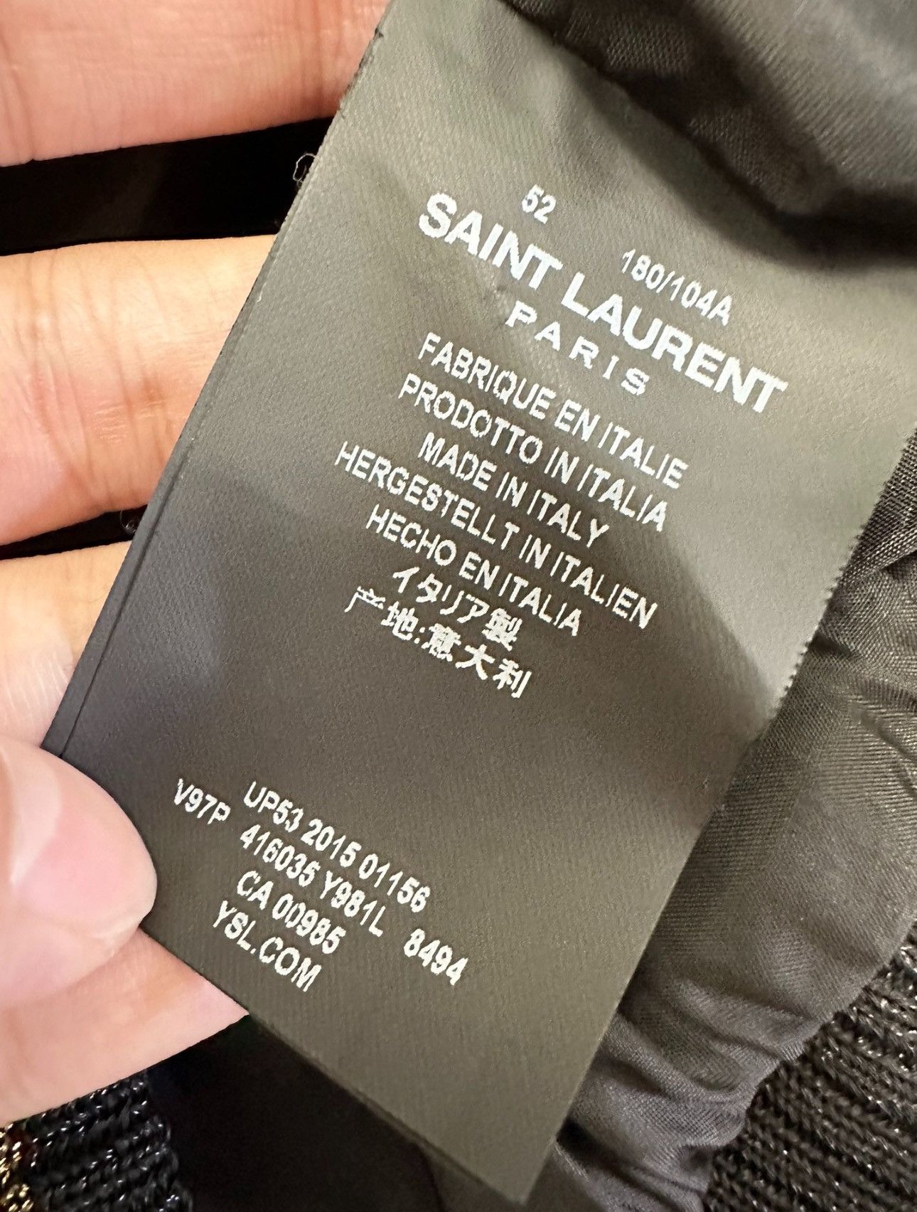 Saint Laurent Paris Saint Laurent SS16 Tiger & Eagle Jacket SZ.52 Size US L / EU 52-54 / 3 - 9 Thumbnail