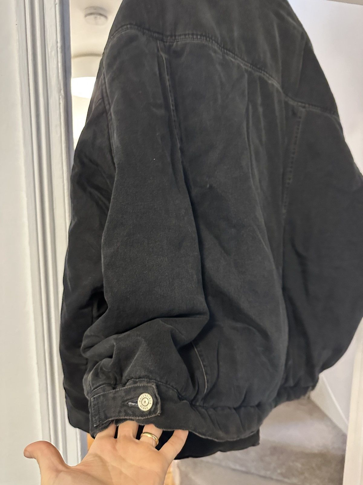 Balenciaga Padded denim jacket Size US S / EU 44-46 / 1 - 3 Thumbnail
