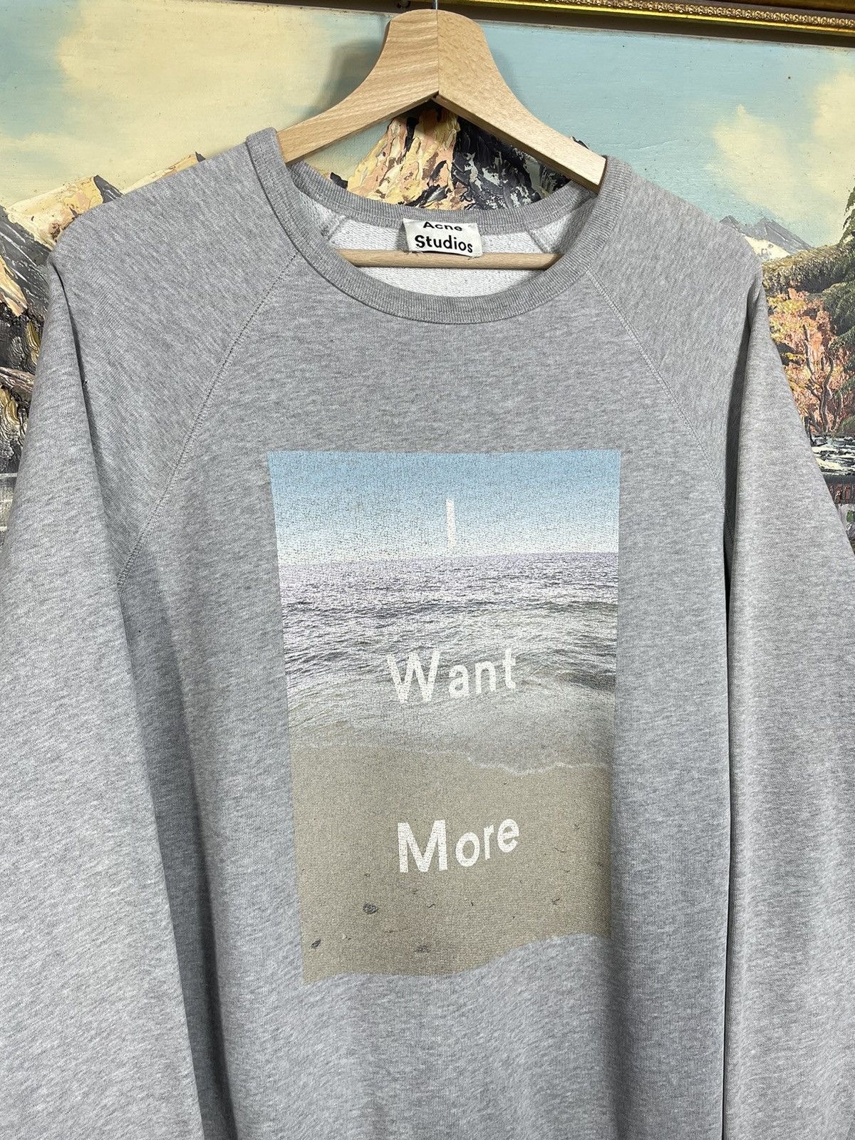 Acne Studios × Designer Acne Studios Baggy Oversize Crewneck Luxury Designer Premium Size US S / EU 44-46 / 1 - 4 Thumbnail