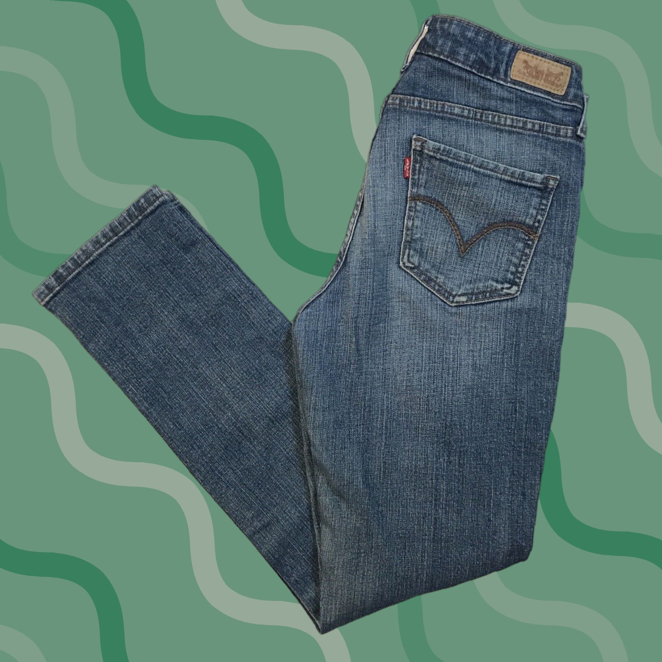 Levi's Levi's Mid Rise Skinny Jeans Womens 28x32 Blue Denim Medium Wash 90s Size 28" / US 6 / IT 42 - 1 Thumbnail