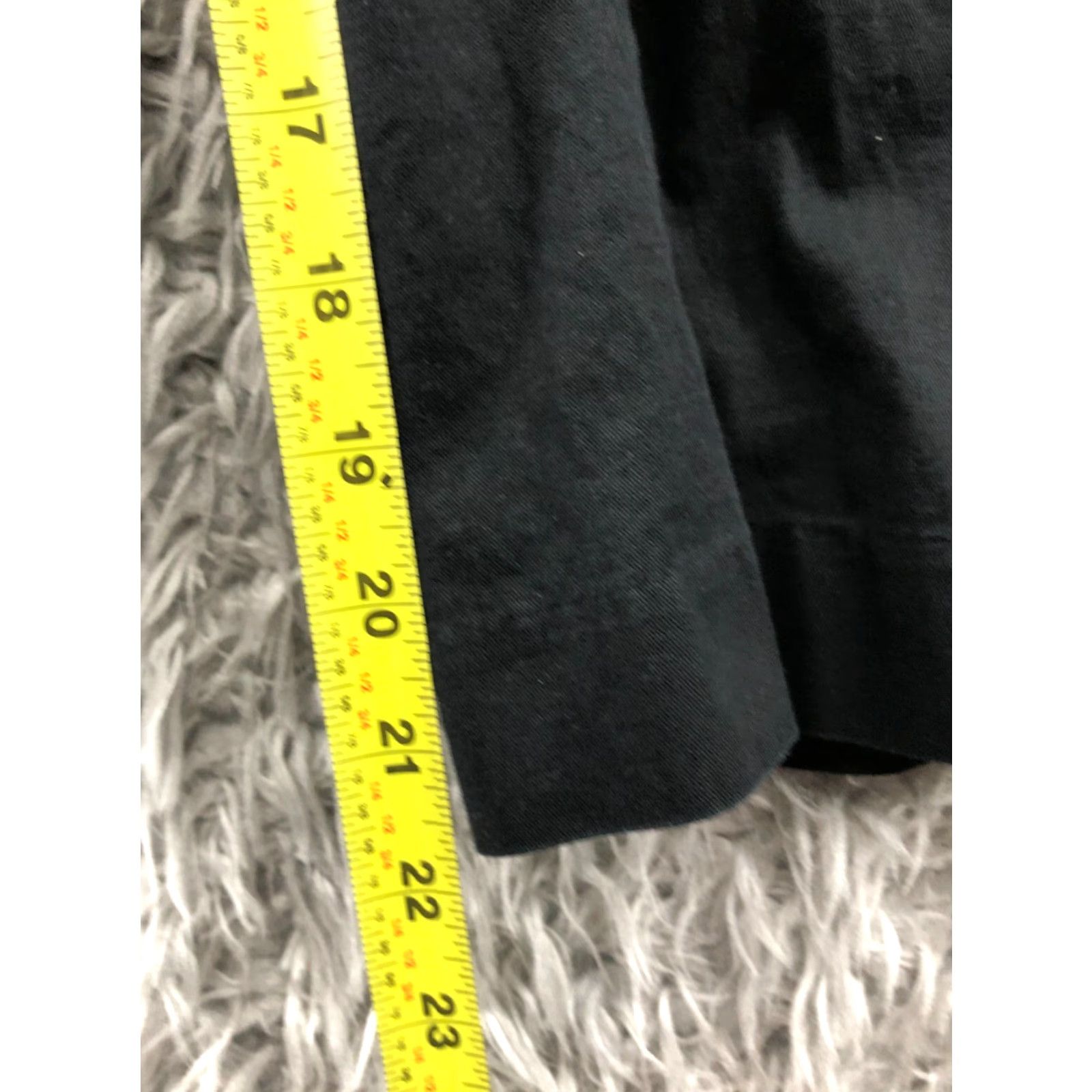 Vintage Dana Buchman Signature Capri Pants Size 4 Womens Mid Rise Hook Eye Black Knit Pant Capris Casual Formal Size 27" / US 4 / IT 40 - 3 Thumbnail
