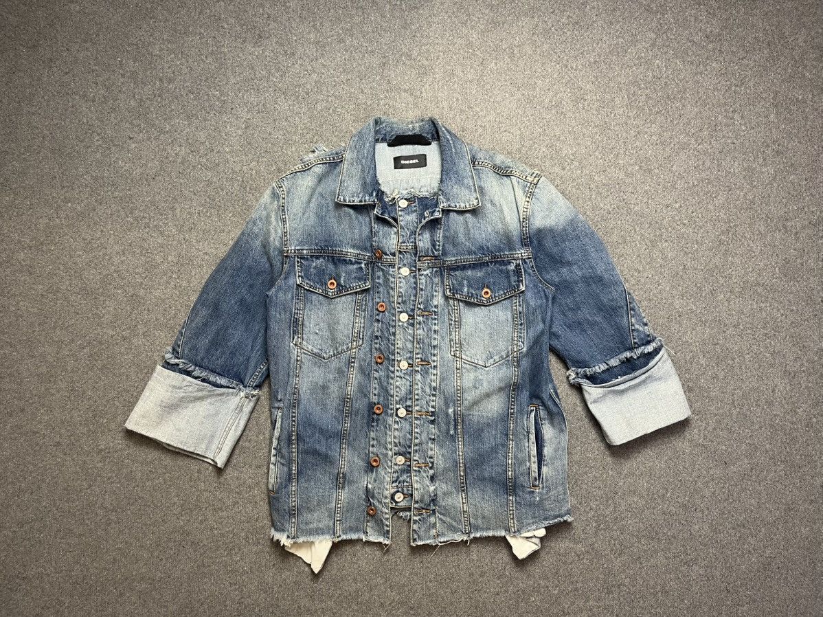 Diesel × If Six Was Nine × Le Grande Bleu (L.G.B.) Diesel avant garde denim jacket Size US S / EU 44-46 / 1 - 1 Thumbnail