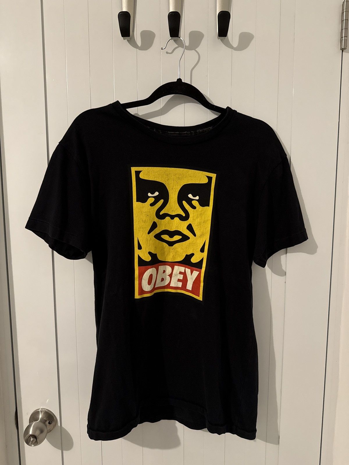 Obey Obey Premium Black Vintage Tee Size US M / EU 48-50 / 2 - 1 Thumbnail