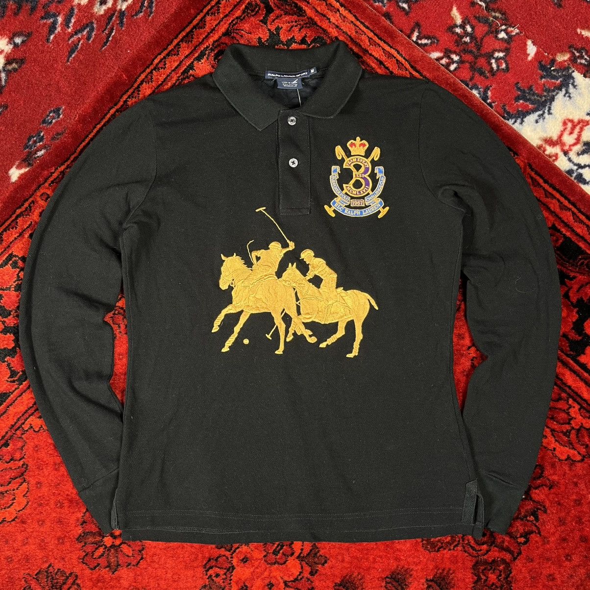 Ralph Lauren Vintage Y2K Streetwear Challenge Cup Ralph Lauren Longsleeve Size M / US 6-8 / IT 42-44 - 2 Thumbnail