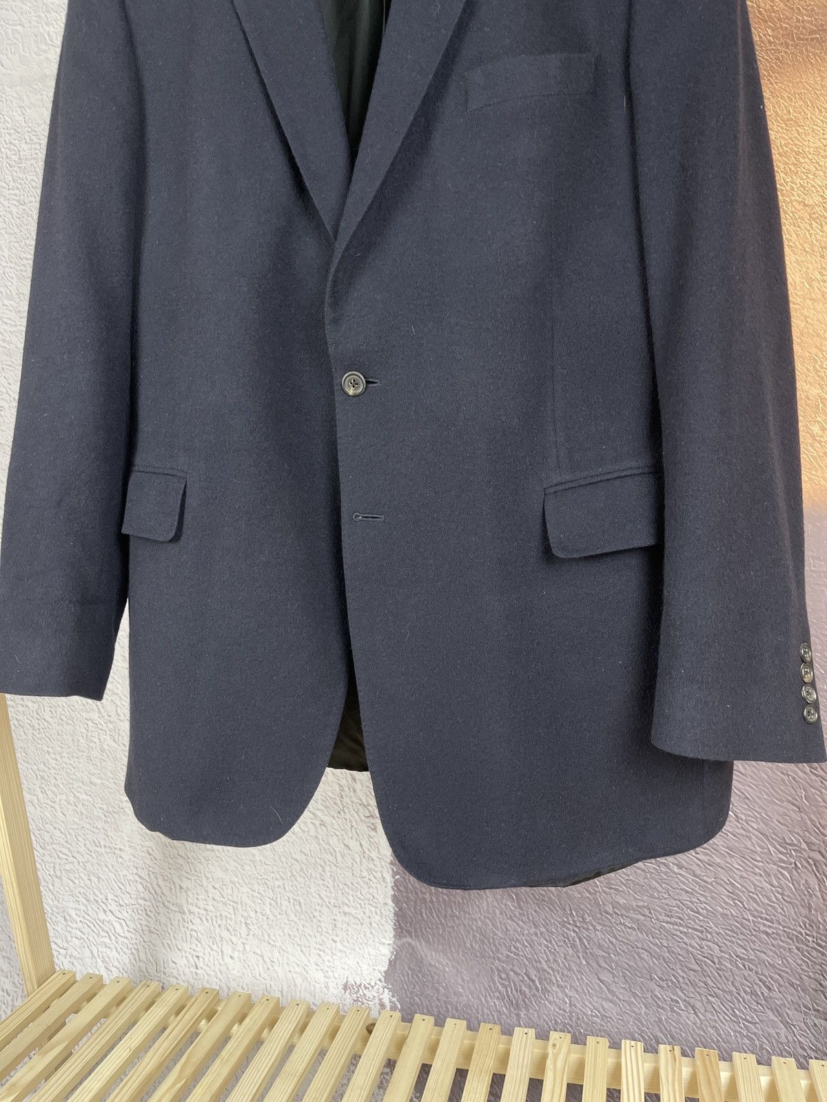 Ede & Ravenscroft Ede & Ravenscroft pure cashmere 2 button blazer Joshua Ellis Size 46L - 5 Thumbnail