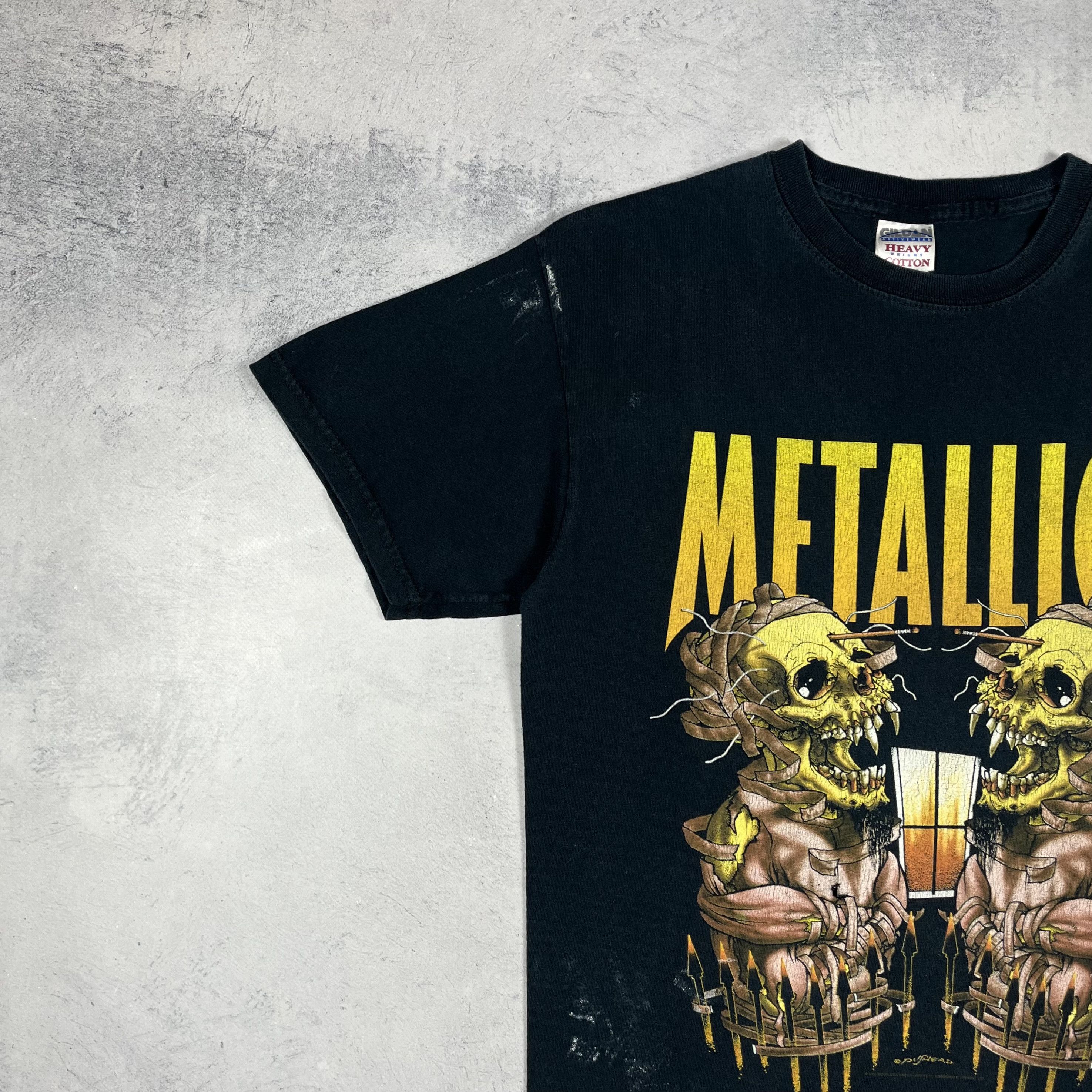 Band Tees Vintage Metallica Pushead Rare Rock Band T Shirt 00’s Size US M / EU 48-50 / 2 - 6 Thumbnail