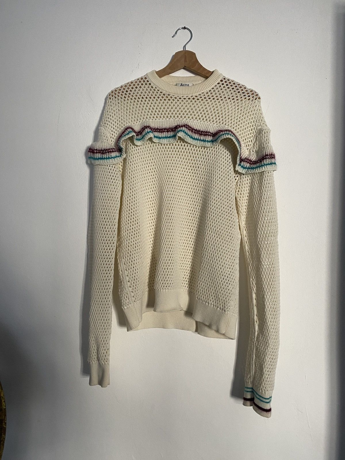 Acne Studios Acne Studios Ruffle Sweater Size US S / EU 44-46 / 1 - 1 Thumbnail