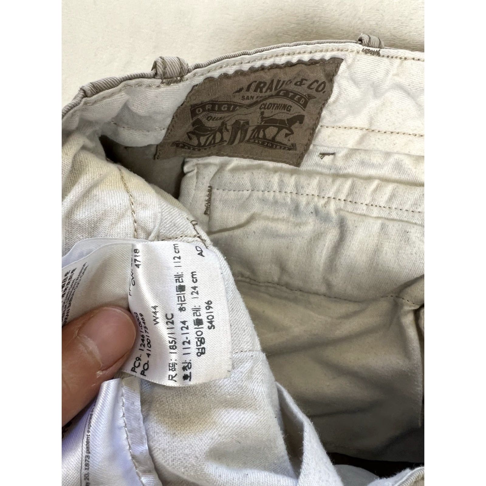 Levi's Levi’s Cargo Shorts Khaki Beige 44 Regular Men 90s Baggy Grunge Travel Casual Inseam 10in Y2K Theme Size US 44 / EU 60 - 7 Thumbnail