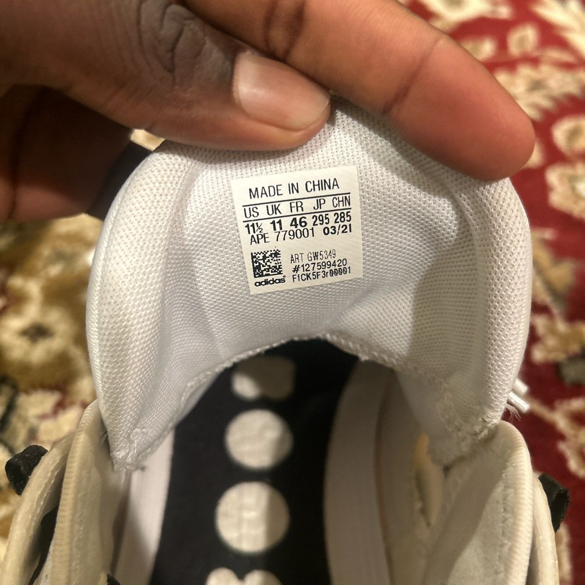 Adidas Harden Vol.5 polka dot Size US 11.5 / EU 44-45 - 6 Thumbnail