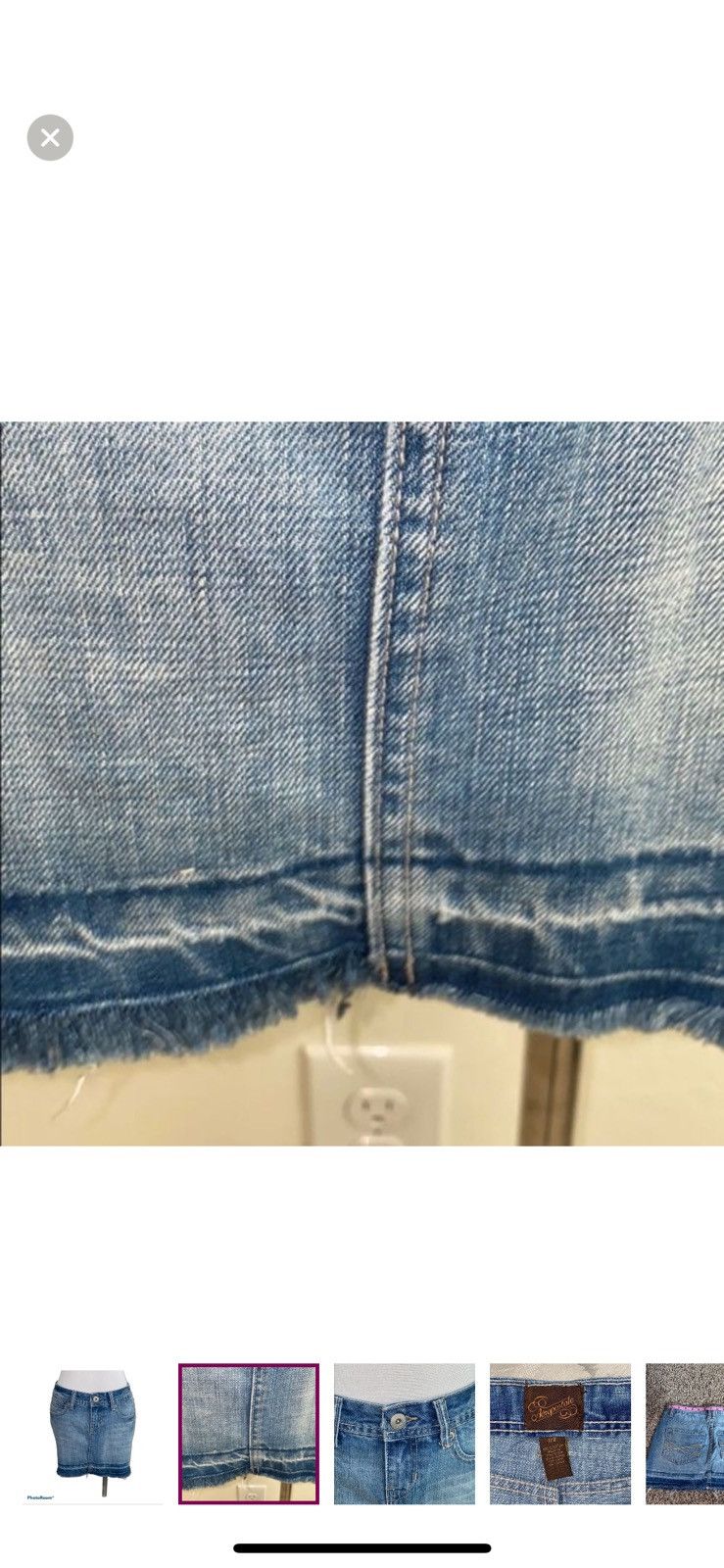 Aeropostale Aeropostale mini denim skirt size 1/2 Size 26" / US 2 / IT 38 - 6 Thumbnail