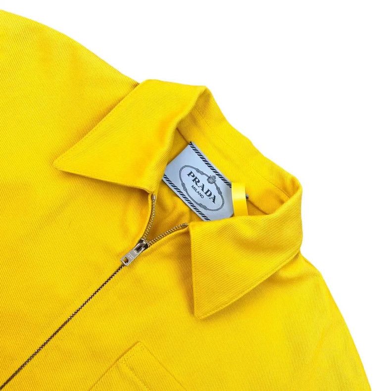 Prada Prada Yellow triangle logo set Size 26" / US 2 / IT 38 - 3 Thumbnail