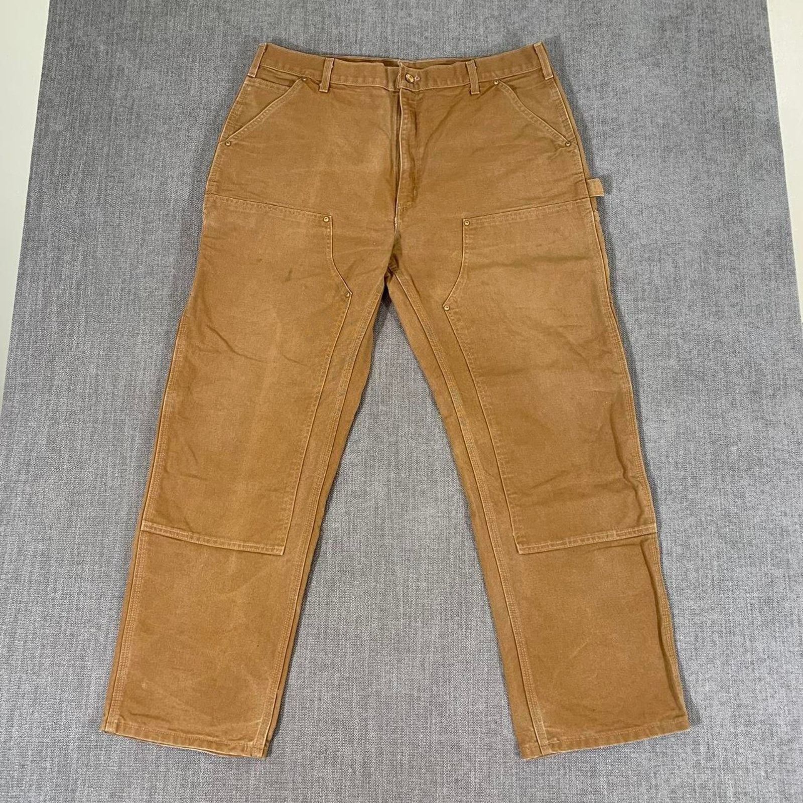 Carhartt Carhartt brown double knee pants Size US 40 / EU 56 - 4 Thumbnail