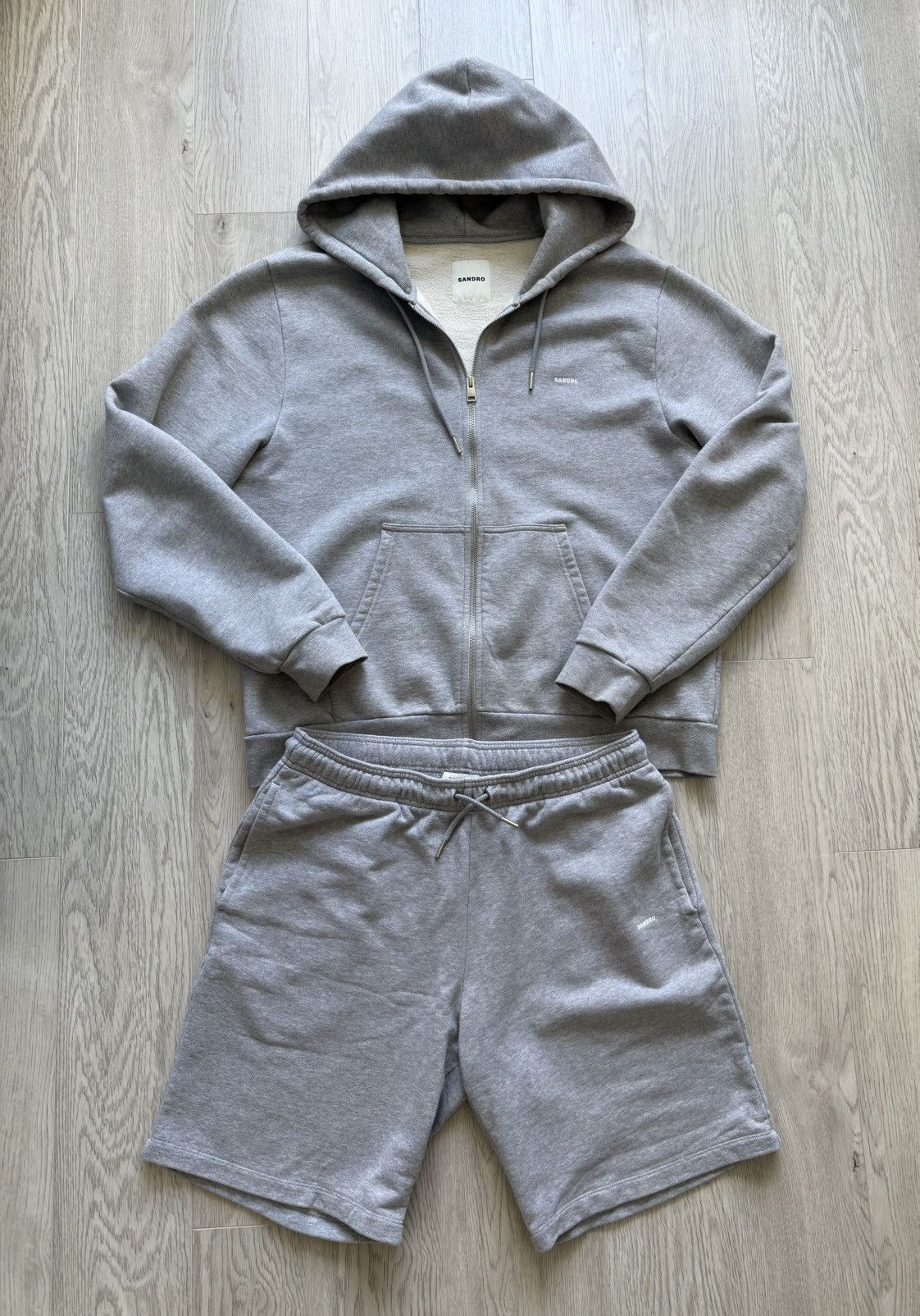 Sandro Sandro Grey Track Shorts Size US 32 / EU 48 - 5 Thumbnail