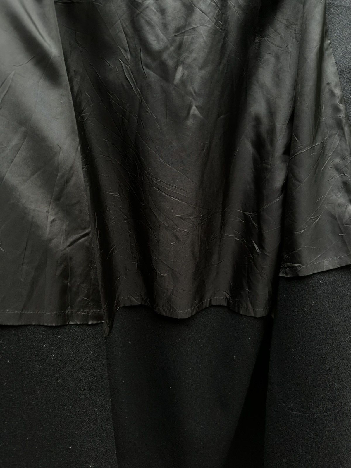 HYKE HYKE A/W 2022 Black Wool Long Shop Coat Size US M / EU 48-50 / 2 - 7 Thumbnail