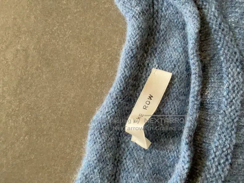 The Row The row Blue cashmere sweater Size L / US 10 / IT 46 - 2 Thumbnail