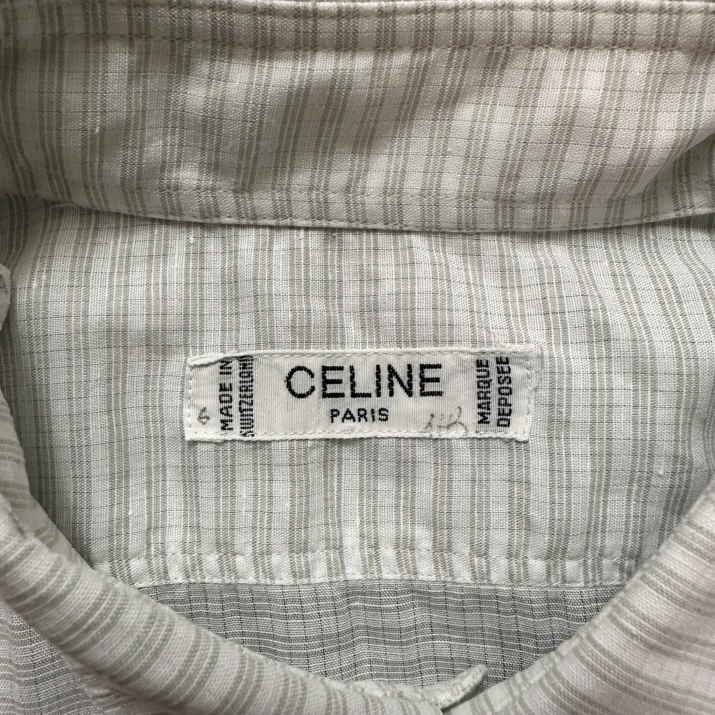 Celine Vintage Celine Button Ups Shirts Size US M / EU 48-50 / 2 - 3 Thumbnail