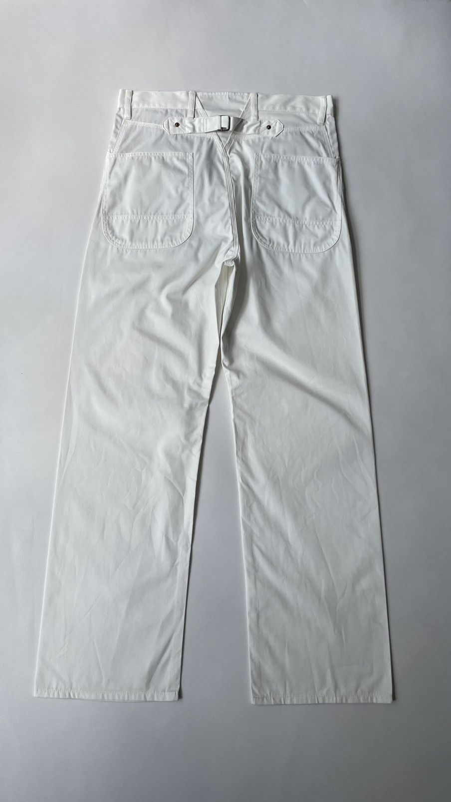 Comme des Garcons S/S 10 White Cotton Utility Work Trousers Size US 34 / EU 50 - 11 Thumbnail