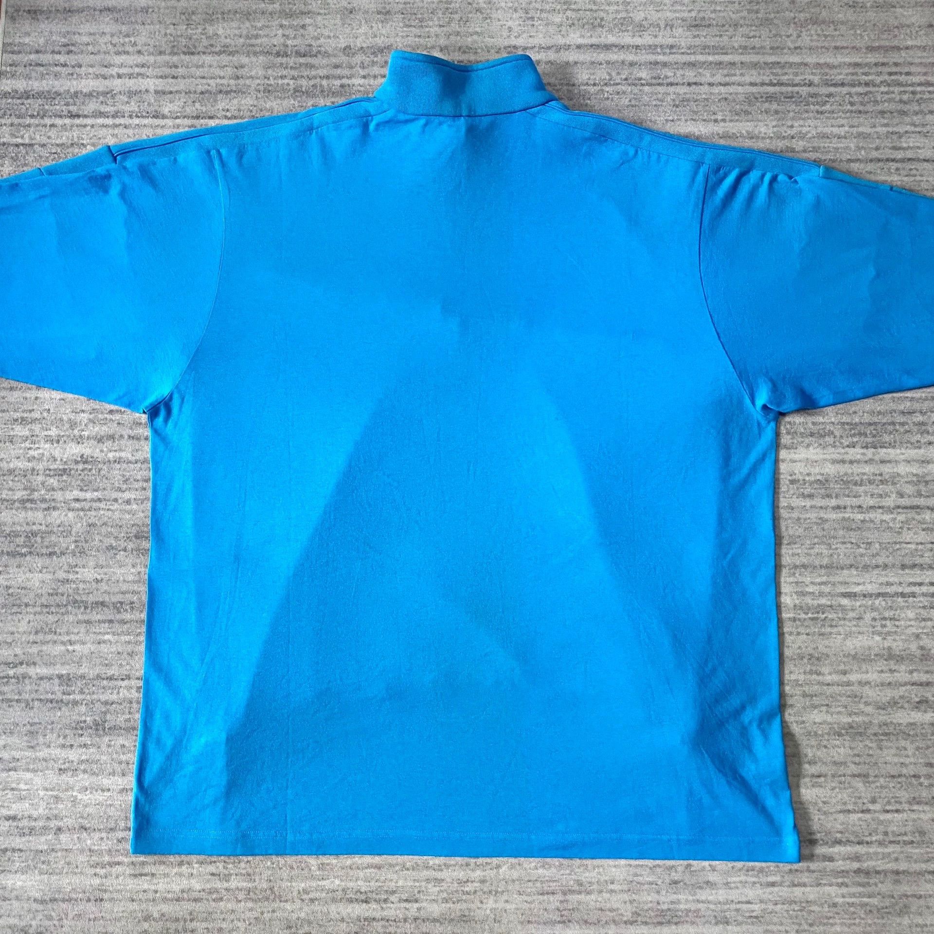 Balenciaga Balenciaga Rainbow Half-Zip Hoodie Baby Blue xxs Size US XXS / EU 40 - 2 Thumbnail