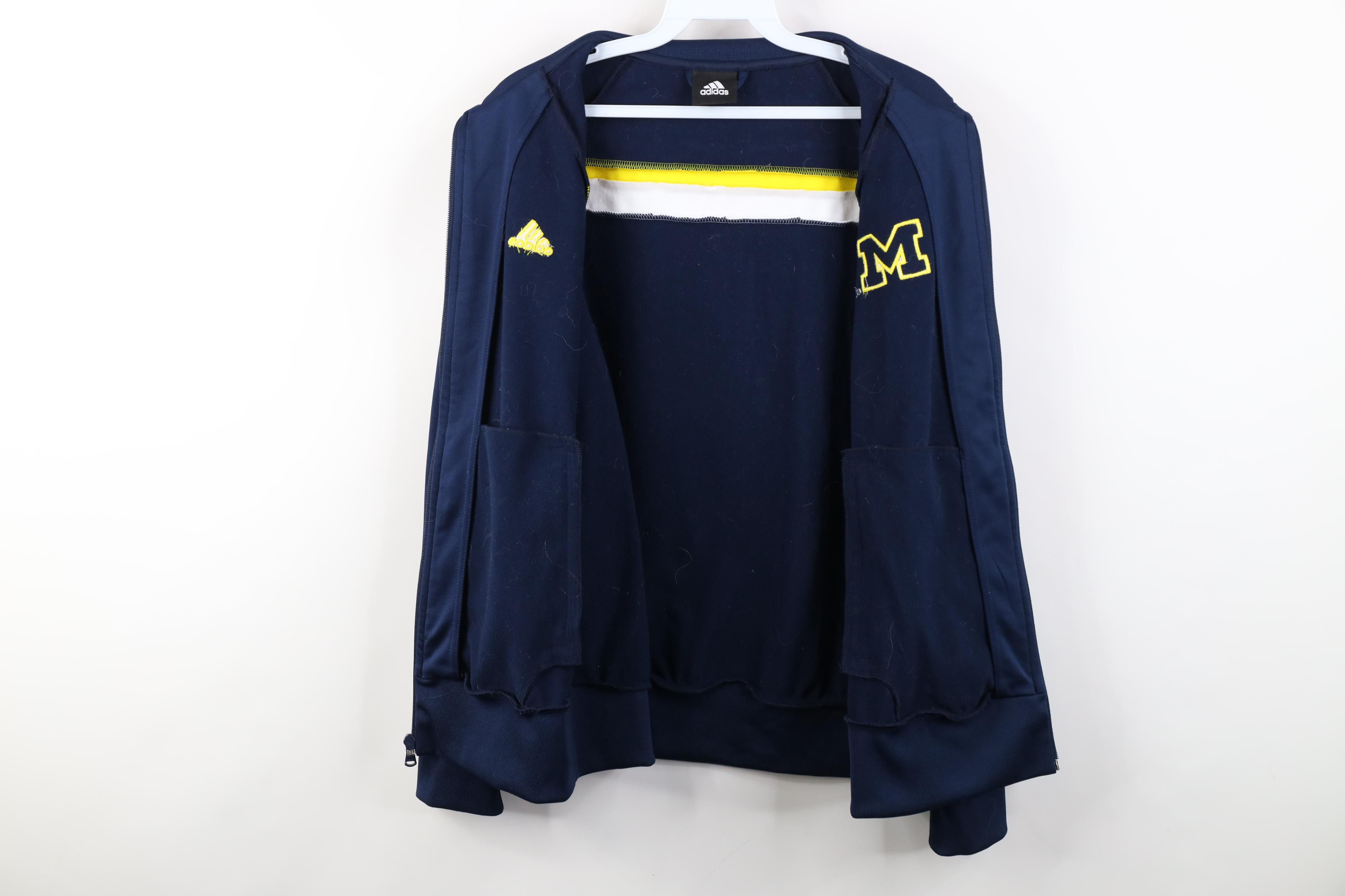 Adidas Adidas University of Michigan Football Warm Up Jacket Blue Size US XXL / EU 58 / 5 - 11 Thumbnail