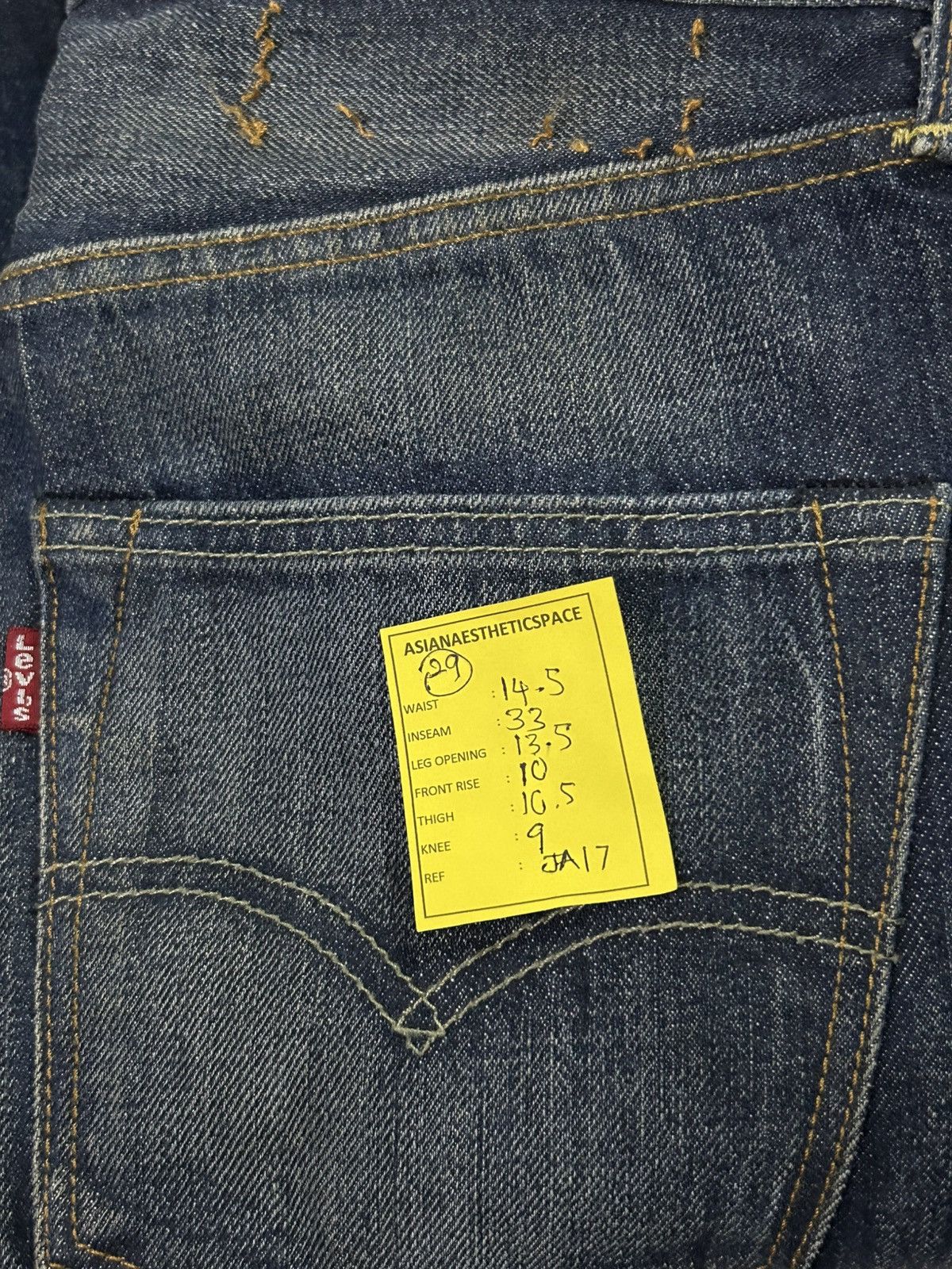 Levi's Levis Upcycled Custom Y2k Wide Leg Jeans Flared Size US 29 - 17 Thumbnail