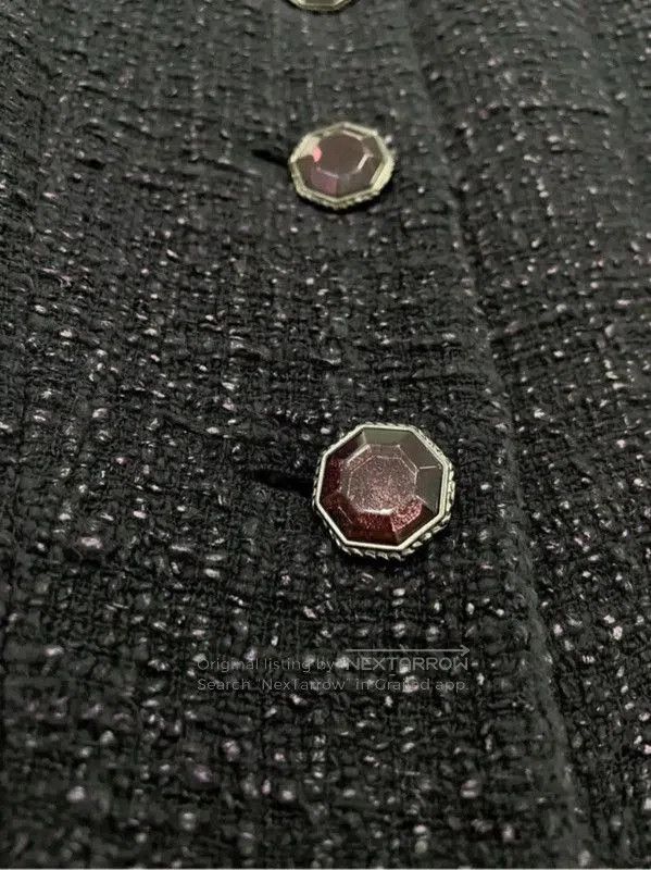 Chanel Chanel Black Cotton Blend Women's Jacket . Size S / US 4 / IT 40 - 6 Thumbnail
