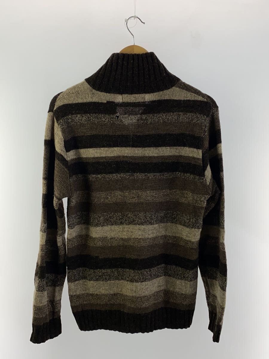 Fuck The Sound Striped Wool Knit Sweater