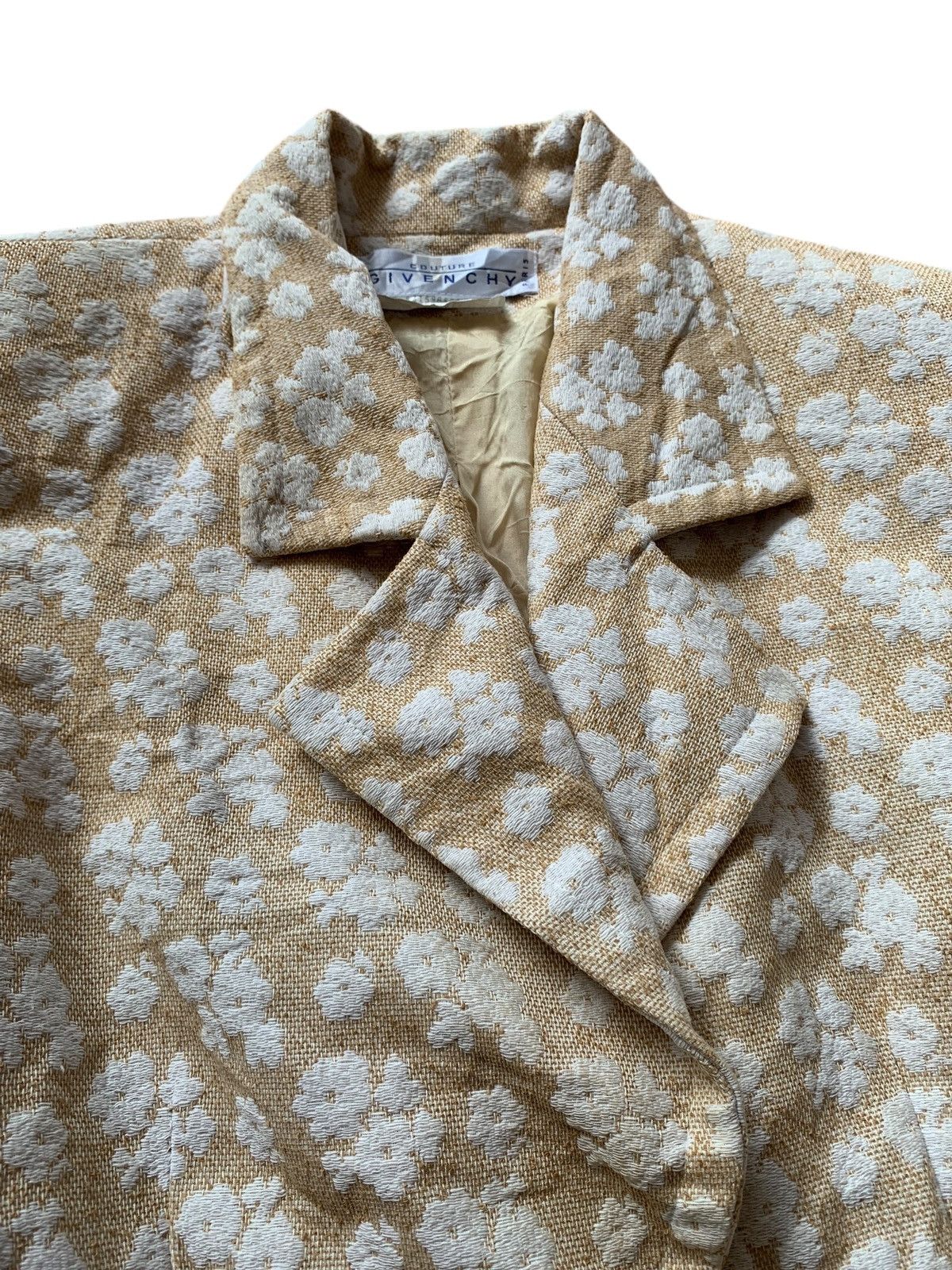Designer × Givenchy 🔥VTG GIVENCHY FLORAL SUIT JACKETS Size M / US 6-8 / IT 42-44 - 5 Thumbnail