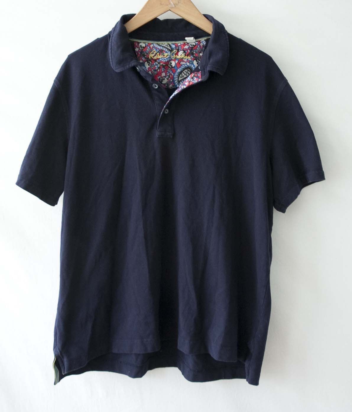 Robert Graham Robert Graham Polo Dark Blue Size L Size US L / EU 52-54 / 3 - 1 Thumbnail