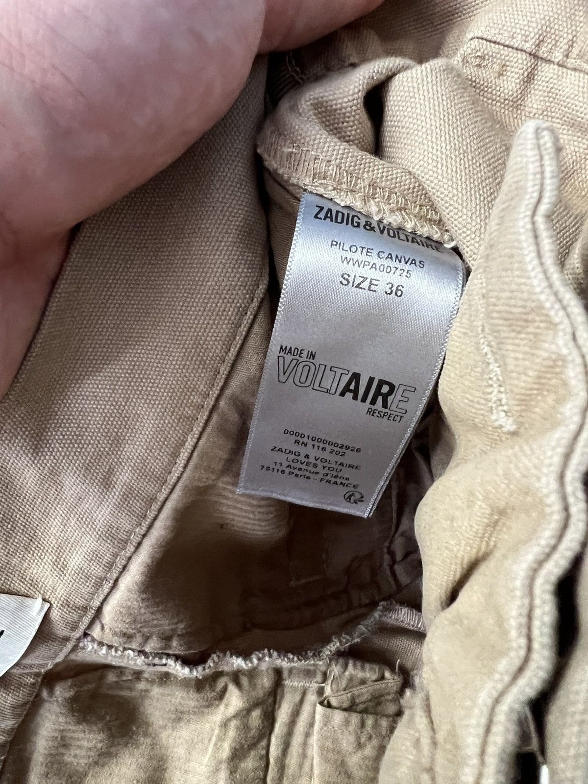 Zadig & Voltaire Zadig & voltaire jogger pants cargo women’s y2k streetwear Size 25" / US 0 / IT 36 - 6 Thumbnail