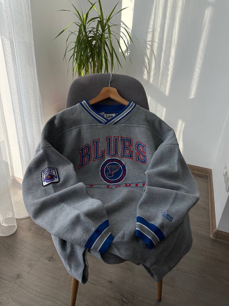 Japanese Brand × Vintage Vintage Blues St.Louis Gray Lee Sports Sweatshirt Size US L / EU 52-54 / 3 - 13 Thumbnail