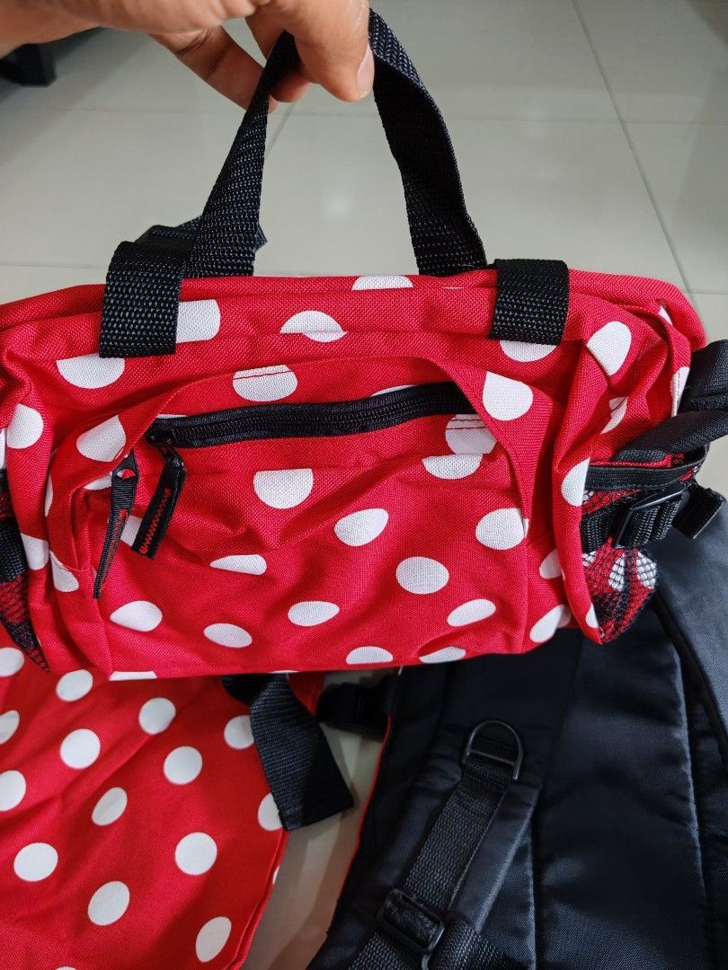 Designer × Japanese Brand Byreborn 3-Piece Polka Dot Bag Set–Backpack, Tote, Waistbag Size ONE SIZE - 5 Thumbnail